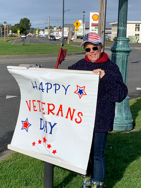 North Beach Republican Women served breakfast to their local Veterans on Veterans Day. They helped "sponsor" t