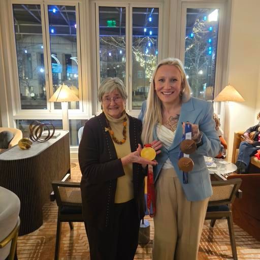 Billie Jean with Olympian star Kaylee Humphries