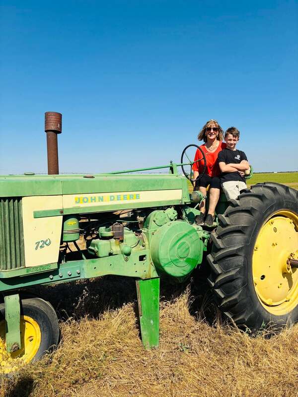 Jeri Taylor-Swade, President of Cascade, participated in a Legislative “Farmer for a Day”
