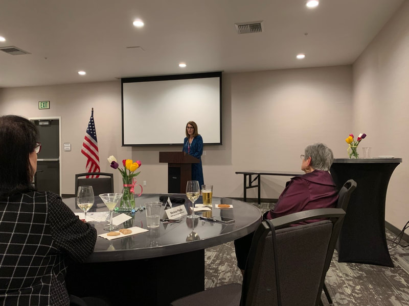 Marlene Pfeifer was the Keynote Speaker at the WFRW Spring Board of Directors Meeting in Wenatchee.