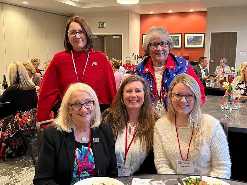 Ponderosa RW members Jennifer Hicks, Earl Moore, Jan Grayhek, M J Bolt, Natalie Poulson
