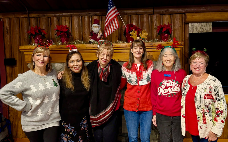 Installation of Cascade 26-27 officers by WFRW President Ellie.