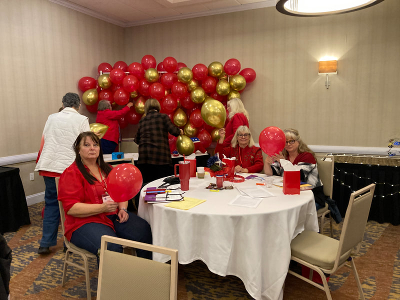 After lunch, the balloons started popping and a winner from Silverdale-Seabeck was the big  winner. 